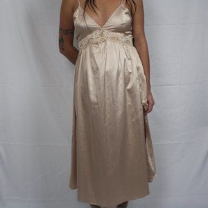 Satin Maxi Dress